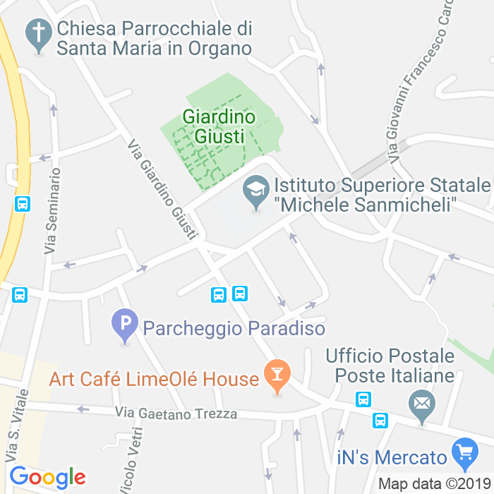 CAP di Via Enrico Toti a Verona