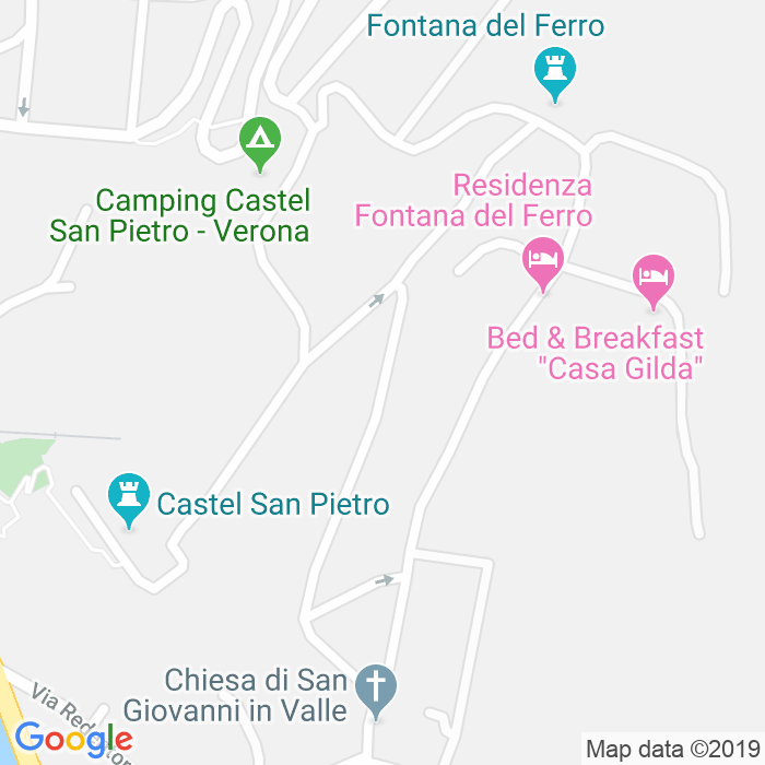 CAP di Via Fontane Di Sopra a Verona