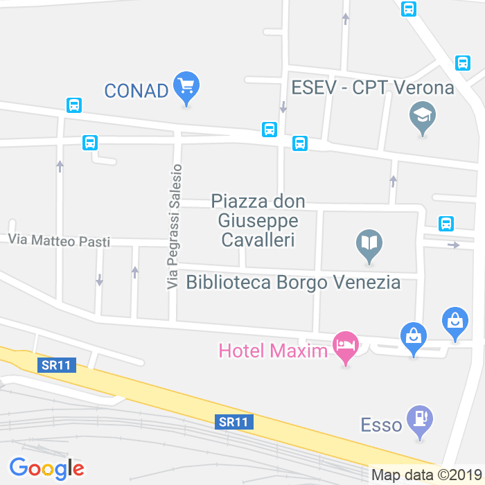 CAP di Piazza Don Giuseppe Cavalleri a Verona