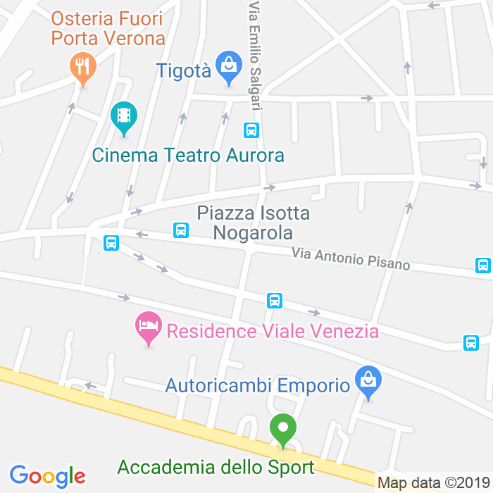 CAP di Piazza Isotta Nogarola a Verona