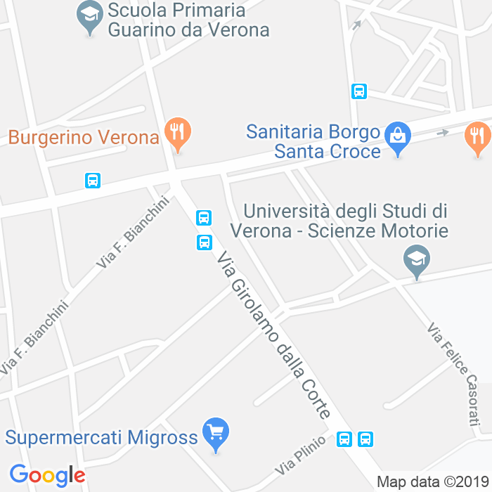 CAP di Via Alberto Stringa a Verona