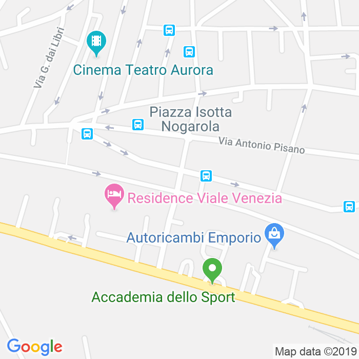 CAP di Via Antonio Cesari a Verona