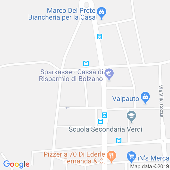 CAP di Via Antonio Marzagaia a Verona