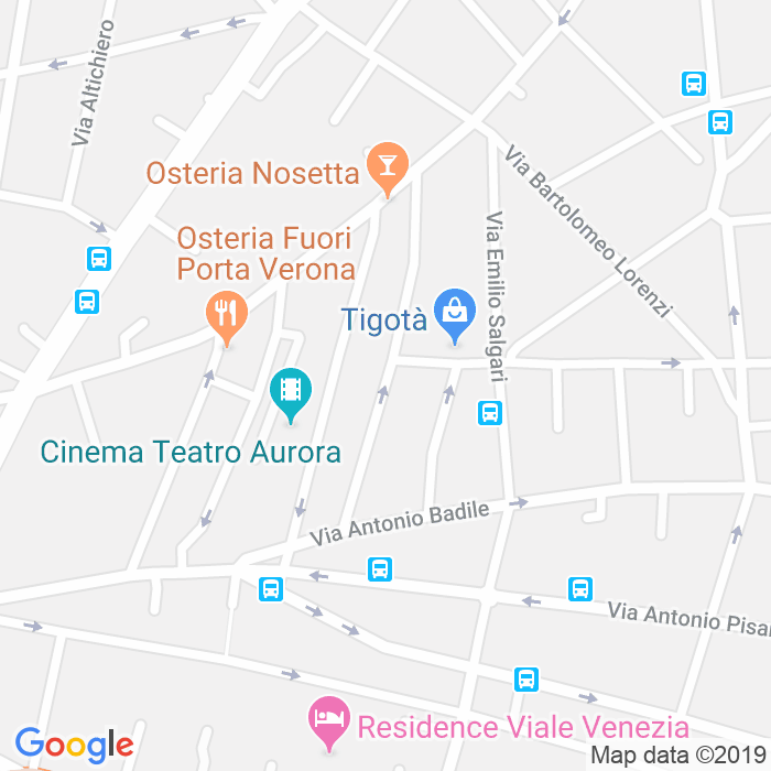 CAP di Via Ciro Pollini a Verona