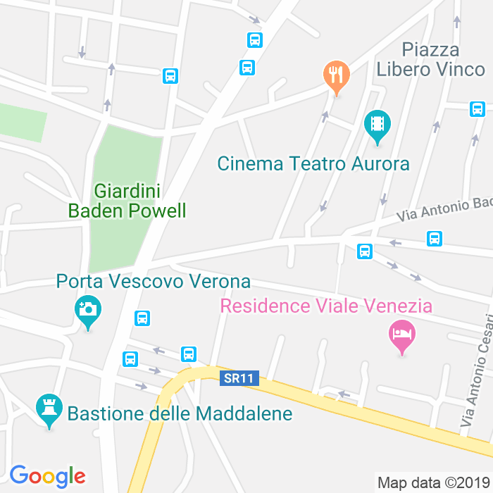 CAP di Via Filippo Rosa Morando a Verona