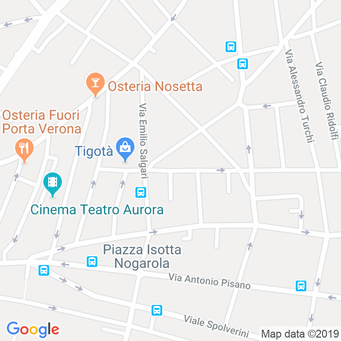 CAP di Via Giambettino Cignaroli a Verona