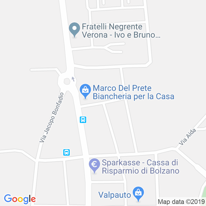 CAP di Via Giovan Matteo Asola a Verona