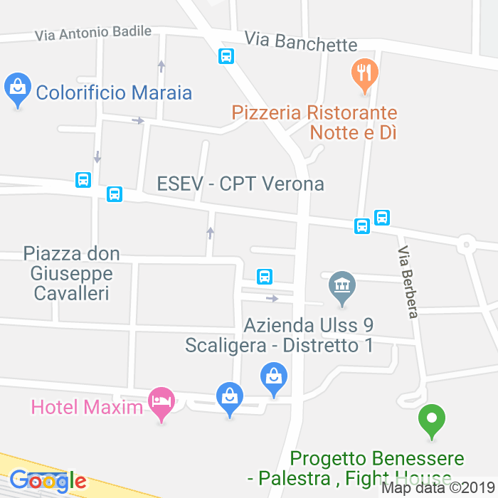 CAP di Via Orazio Pigato a Verona