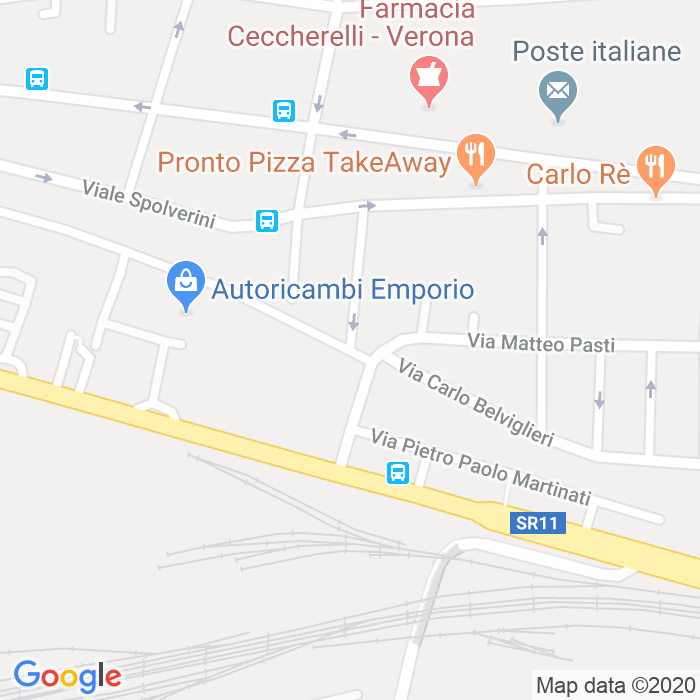 CAP di Via Quattro Stagioni a Verona