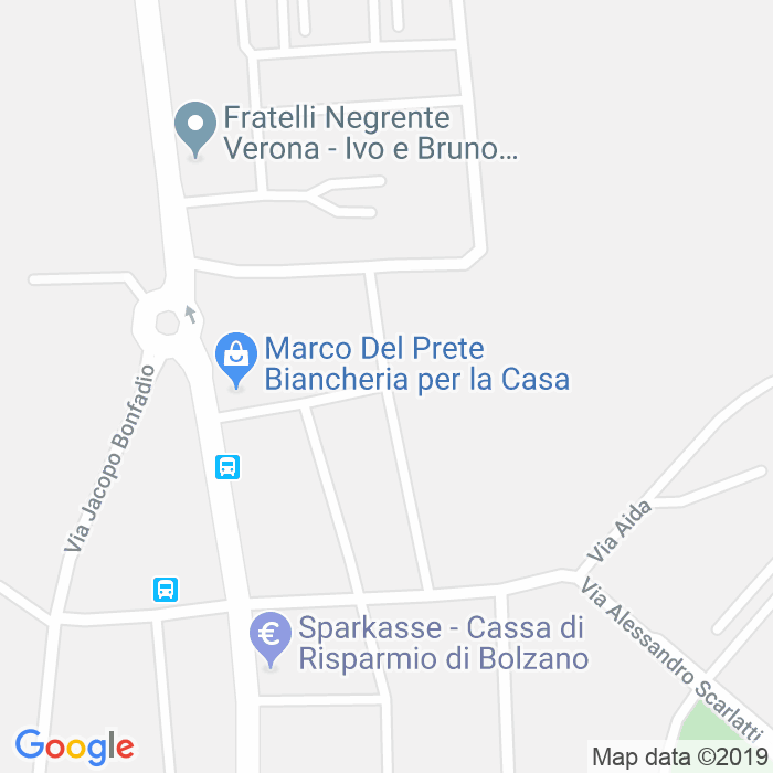 CAP di Via Vincenzo Ruffo a Verona