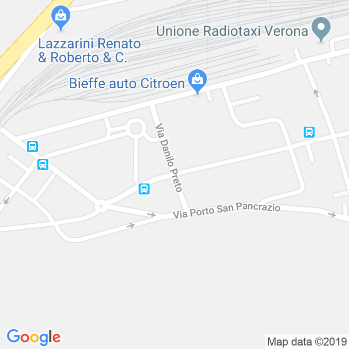 CAP di Via Danilo Preto a Verona