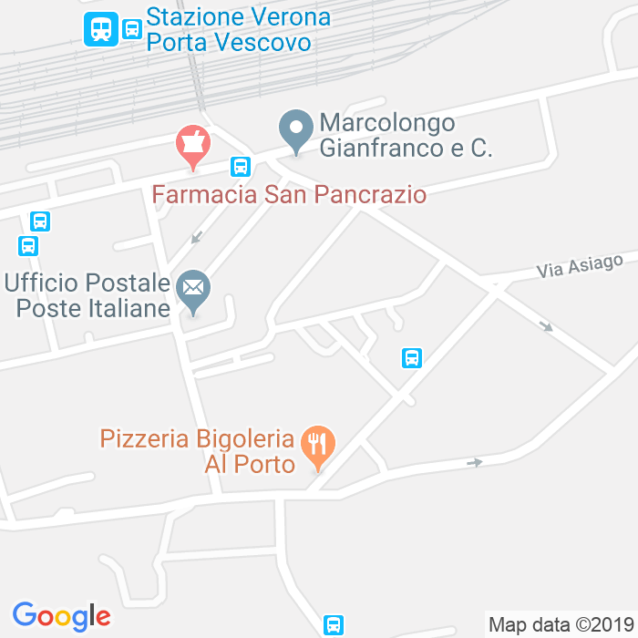 CAP di Via Marcantonio Flaminio a Verona