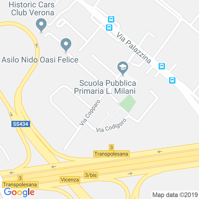 CAP di Via Copparo a Verona