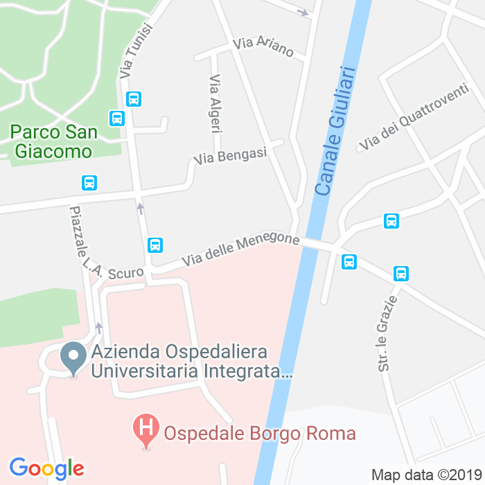 CAP di Via Delle Menegone a Verona