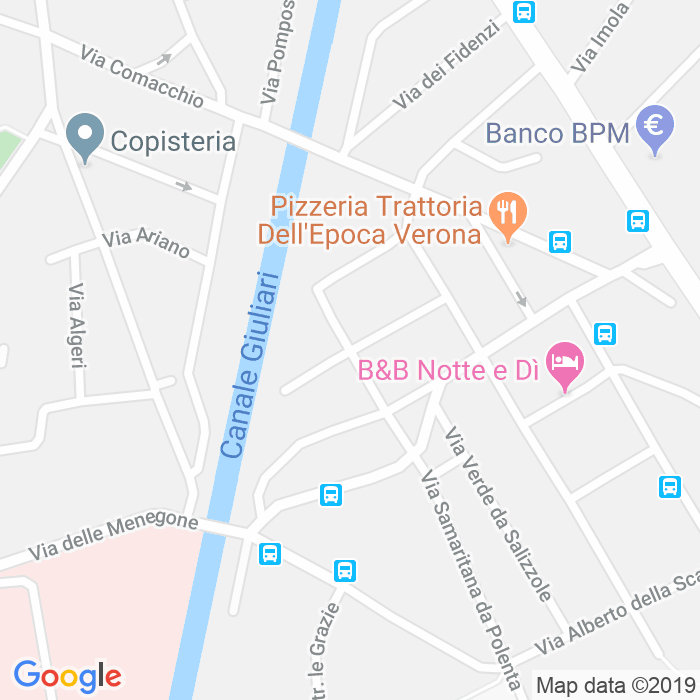 CAP di Via Pinamonte Bonacolsi a Verona