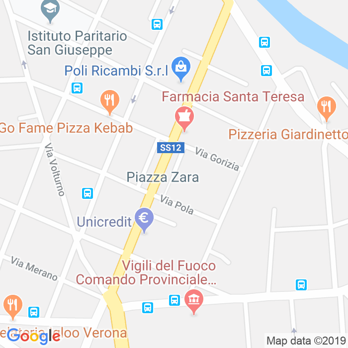 CAP di Piazza Zara a Verona
