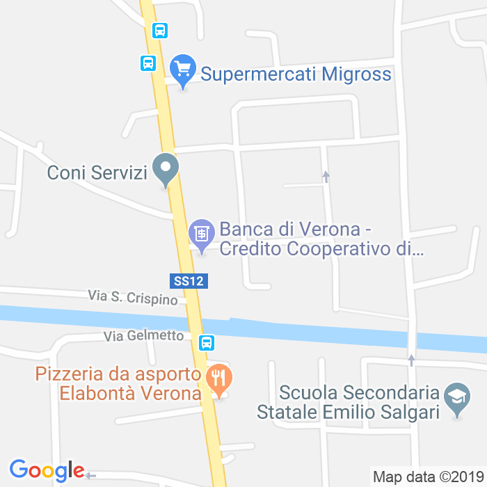 CAP di Via Francesco Carmagnola a Verona