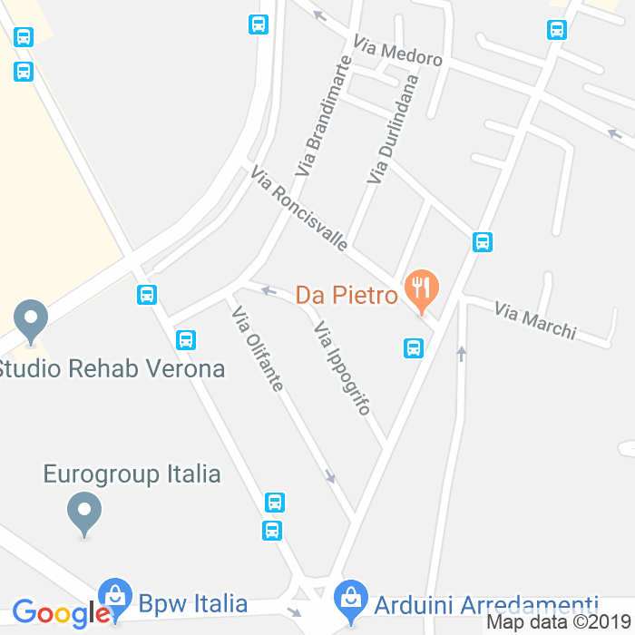 CAP di Via Ippogrifo a Verona