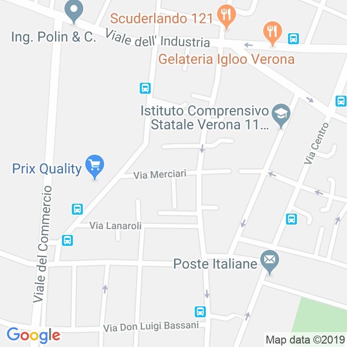 CAP di Via Merciari a Verona