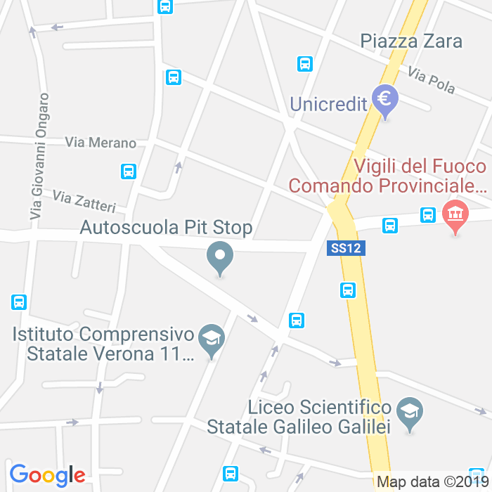 CAP di Via Monfalcone a Verona