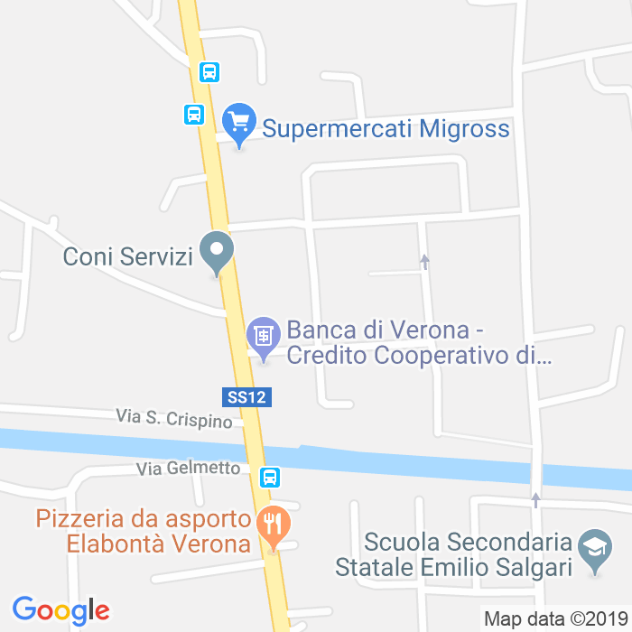 CAP di Via Nicolo'Piccinino a Verona