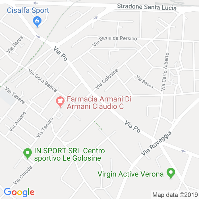 CAP di Via Po a Verona