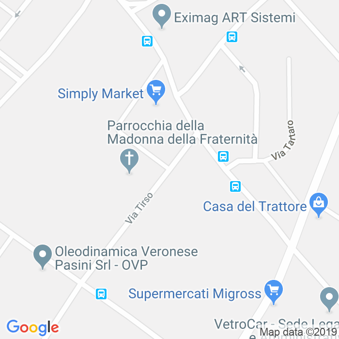 CAP di Via Tirso a Verona
