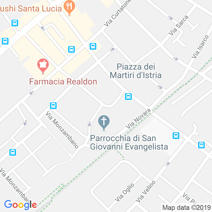 CAP di Via Del Quadrato a Verona
