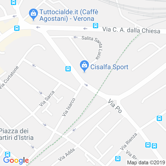 CAP di Via Isarco a Verona