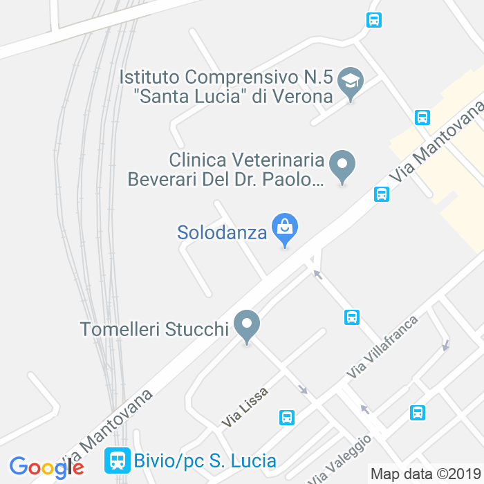 CAP di Via Massimiliano Trombelli a Verona