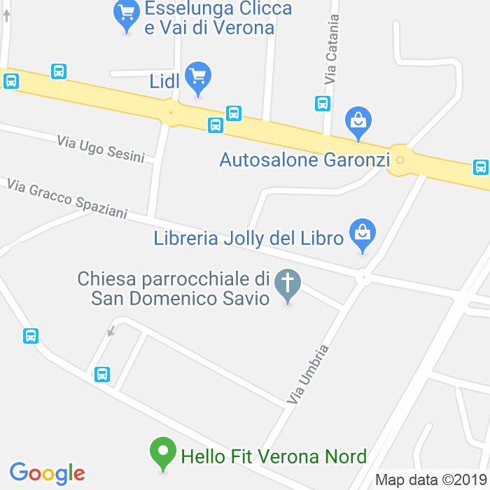 CAP di Via Egidio Meneghetti a Verona