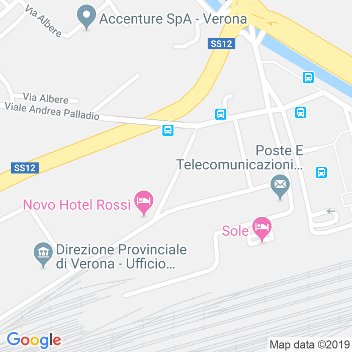CAP di Via Giuseppe Nascimbeni a Verona