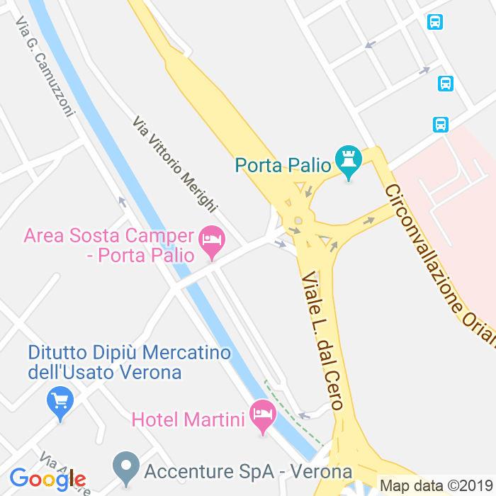 CAP di Via Luigi Piccoli a Verona