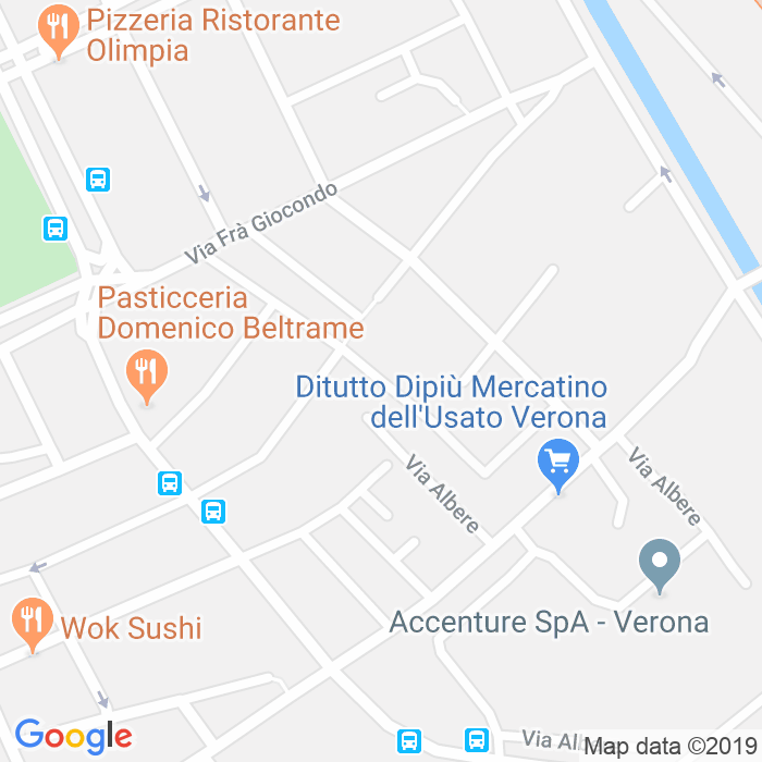CAP di Via Luigi Vanvitelli a Verona