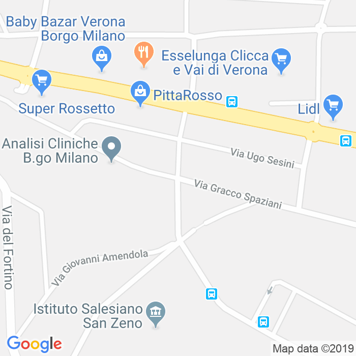 CAP di Via Pietro Meloni a Verona