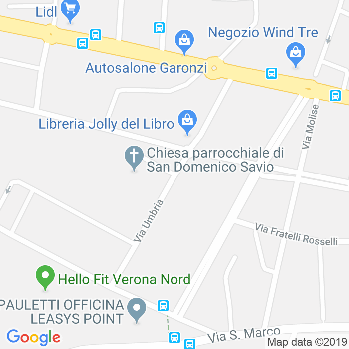 CAP di Via Umbria a Verona