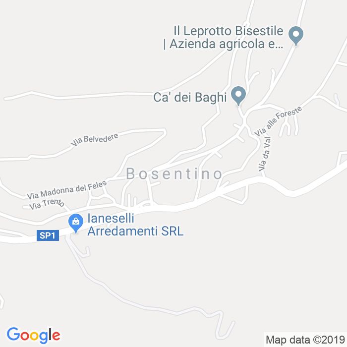 CAP di Bosentino in Trento