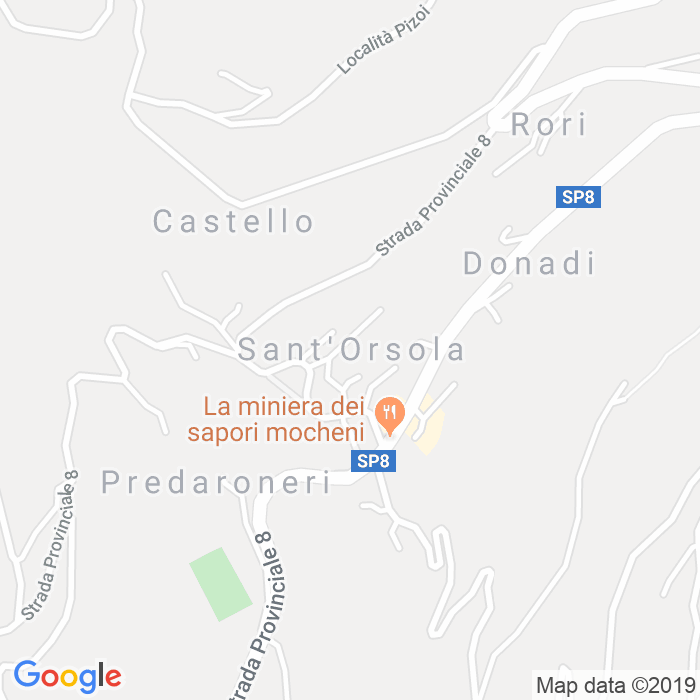 CAP di Sant'Orsola Terme (Sant'Orsola In Val Fersina) in Trento