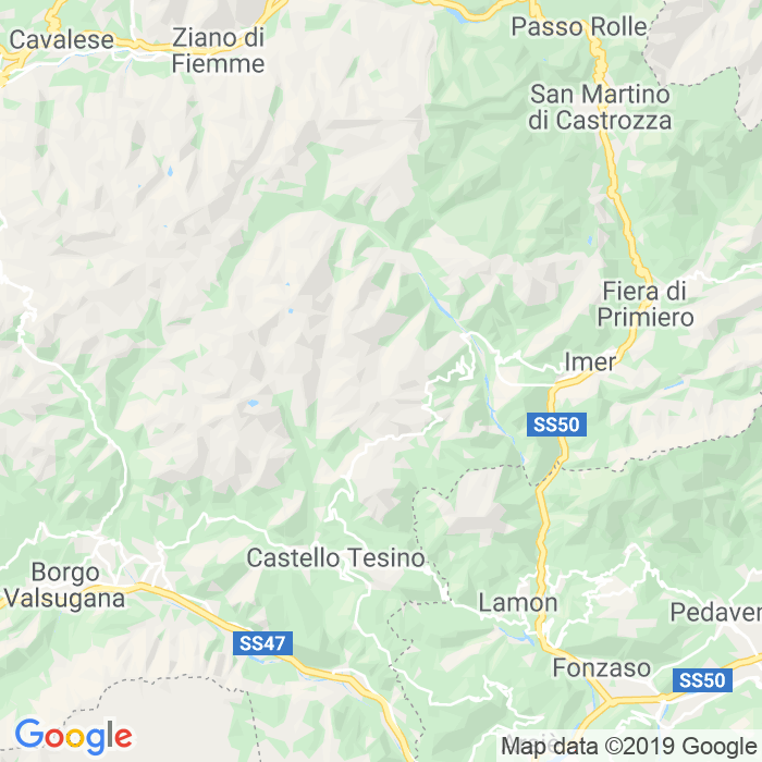 CAP di Castello Tesino in Trento