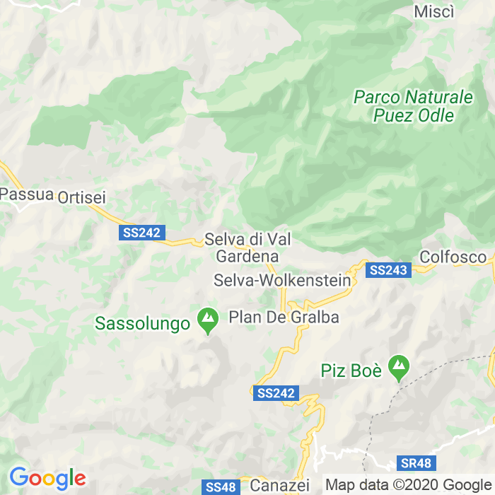 CAP di Selva Di Val Gardena in Bolzano