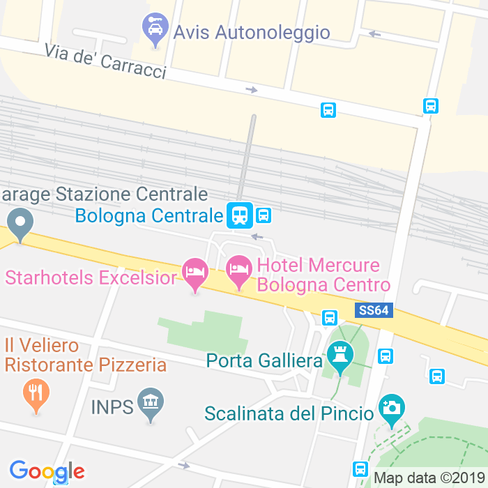 CAP di Piazza Delle Medaglie D'Oro a Bologna