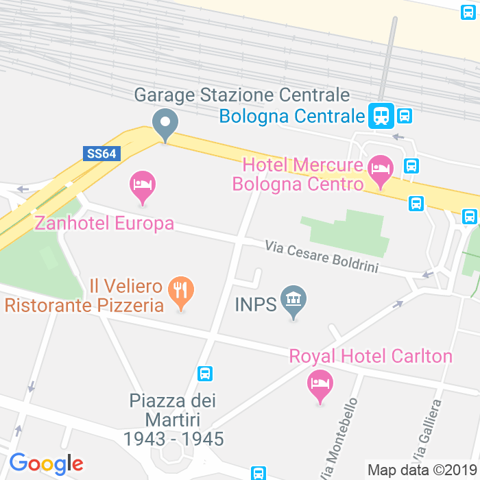 CAP di Via Cesare Boldrini a Bologna