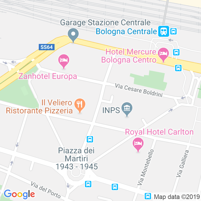 CAP di Via Giovanni Amendola a Bologna
