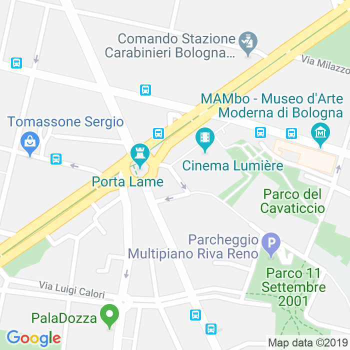 CAP di Via Alberto Menarini a Bologna