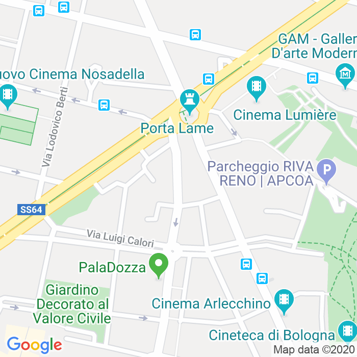 CAP di Via Giorgio Ercolani a Bologna