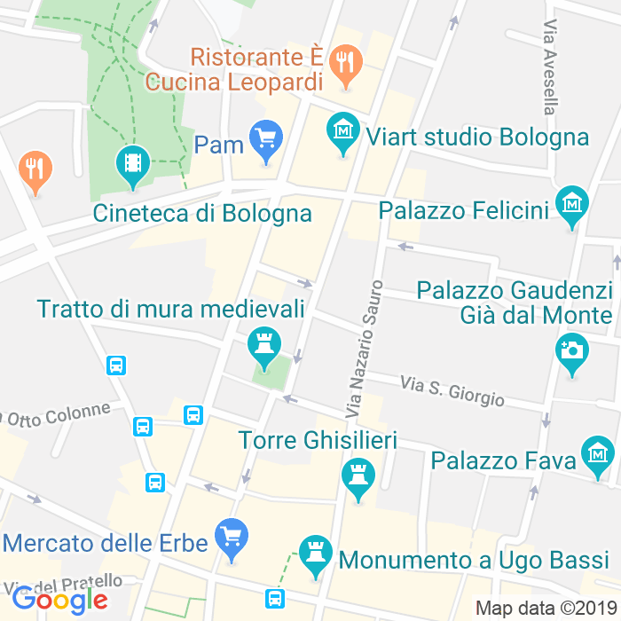 CAP di Via Giovanni Battista Morgagni a Bologna