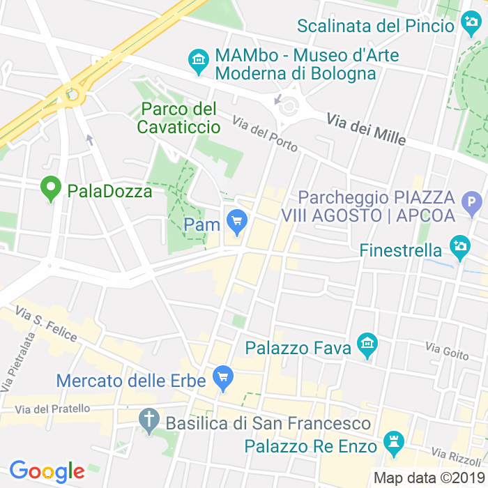CAP di Via Guglielmo Marconi a Bologna