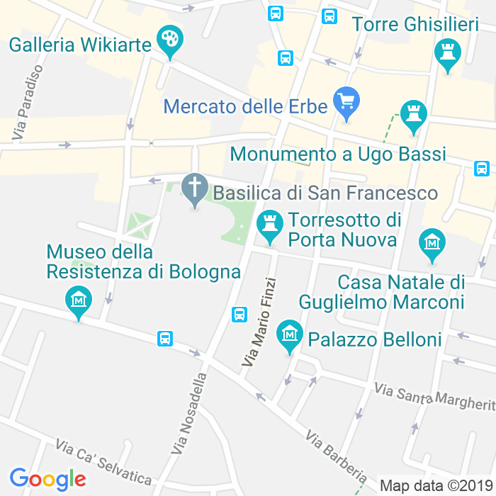 CAP di Piazza Malpighi a Bologna