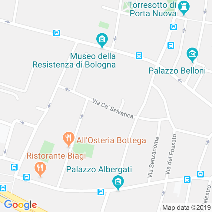 CAP di Via Ca'Selvatica a Bologna