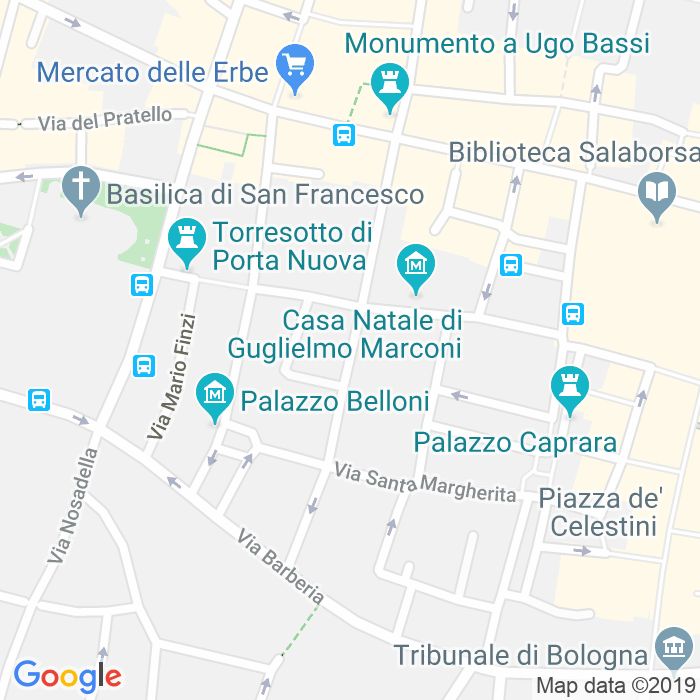 CAP di Via Cesare Battisti a Bologna